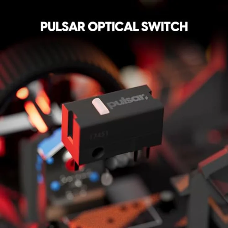 Pulsar [Pro Series] BUZZ-X, Wireless Gaming Maus mit 10.000 – 32.000 DPI, Moon Gray – Bild 6