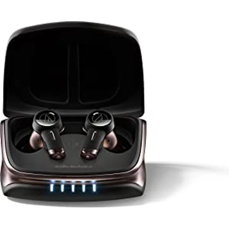 Audio-Technica ATH-TWX9 Kabellose Ohrstecker mit digitaler Hybrid-Noise-Cancelling- Technologie, Schwarz – Bild 2