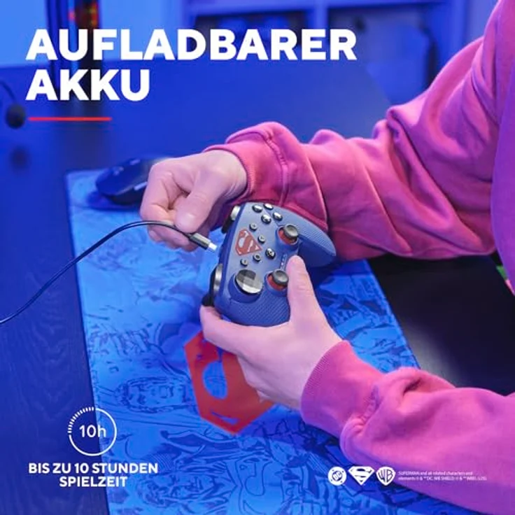 Trust GXT 542SM Muta, Wireless Gaming-Controller im Superman Design – Bild 5