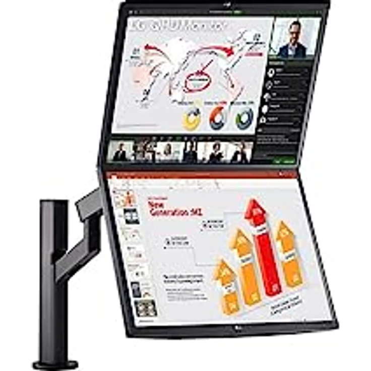LG 27 Zoll 27QP88DP-BS QHD Ergo Monitor USB-C HDMI DP Black IPS – Bild 2