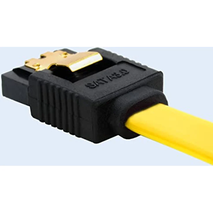 BIGtec BIG1890 1m HDD S-ATA Kabel gelb gerade/gerade Kontakte vergoldet – Bild 7