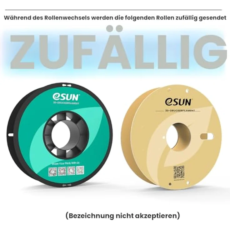eSUN PLA+ Filament 1.75mm, 1kg Spule, hohe Maßgenauigkeit +/- 0.03mm, grün, kompatibel mit FDM 3D Druckern – Bild 3