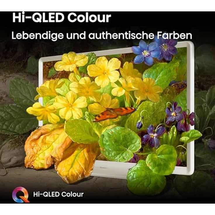 Hisense 32S5Q Deco TV, 80cm (32 Zoll) FHD QLED, HDR10, Dolby Atmos, Morandi-Weiß, Kunst-Inspiriertes Design, WiFi, HDMI, DTS Virtual:X – Bild 5