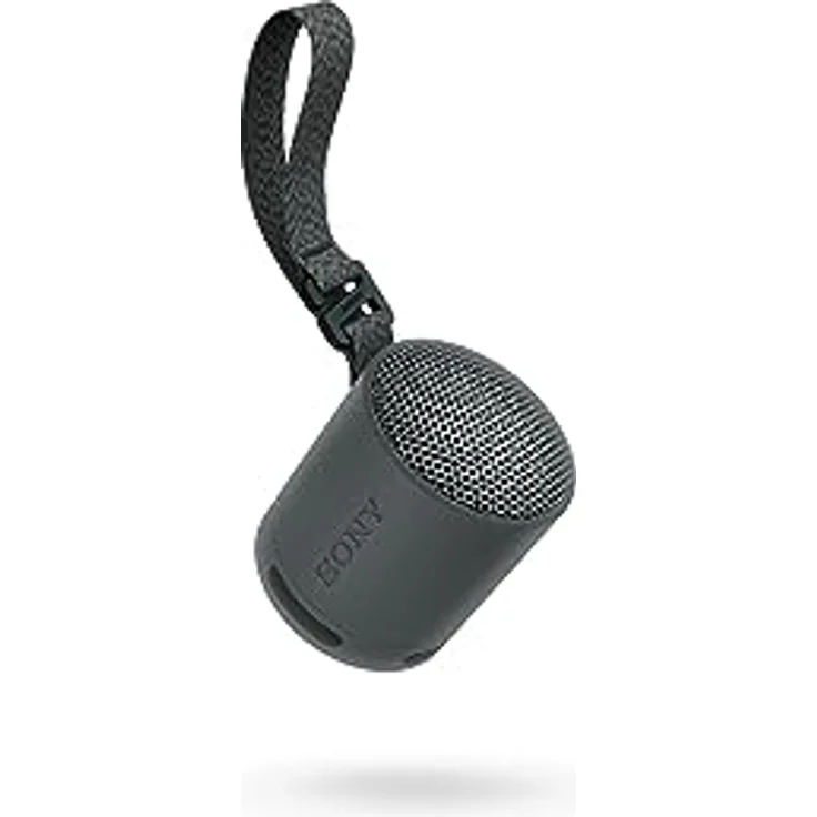 Sony SRS-XB100 - Kabelloser Bluetooth-Lautsprecher, tragbar, leicht, kompakt, Outdoor, Reise-Lautsprecher, langlebig, IP67 wasser- und staubdicht, 16 Std Akku, Trageriemen, Freisprechfunktion, Schwarz – Bild 2