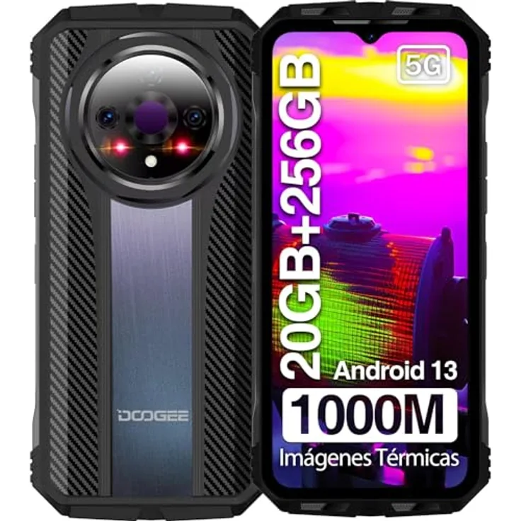 DOOGEE V31 GT 5G, 12 GB/256 GB, Schwarz, Rugged Smartphone