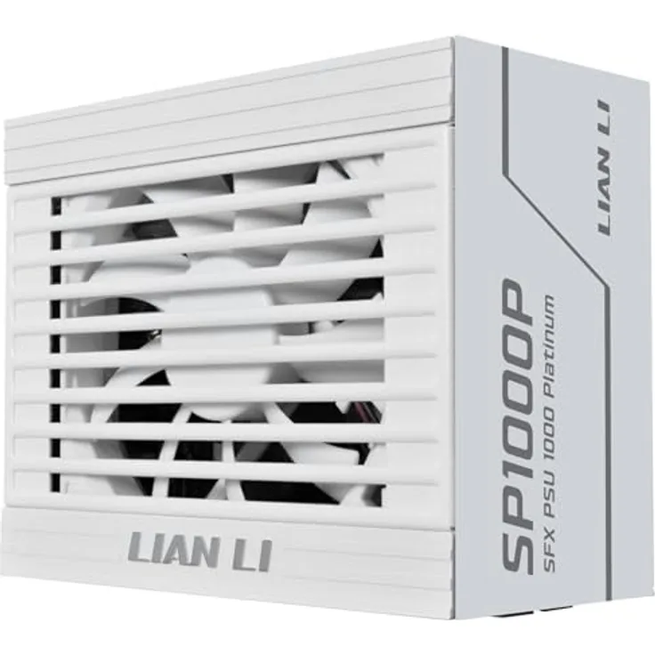 Lian Li SP Series 80 PLUS Platinum Netzteil, SFX, 1.000 Watt, vollmodular, PCIe 5.1, ATX 3.1, weiß