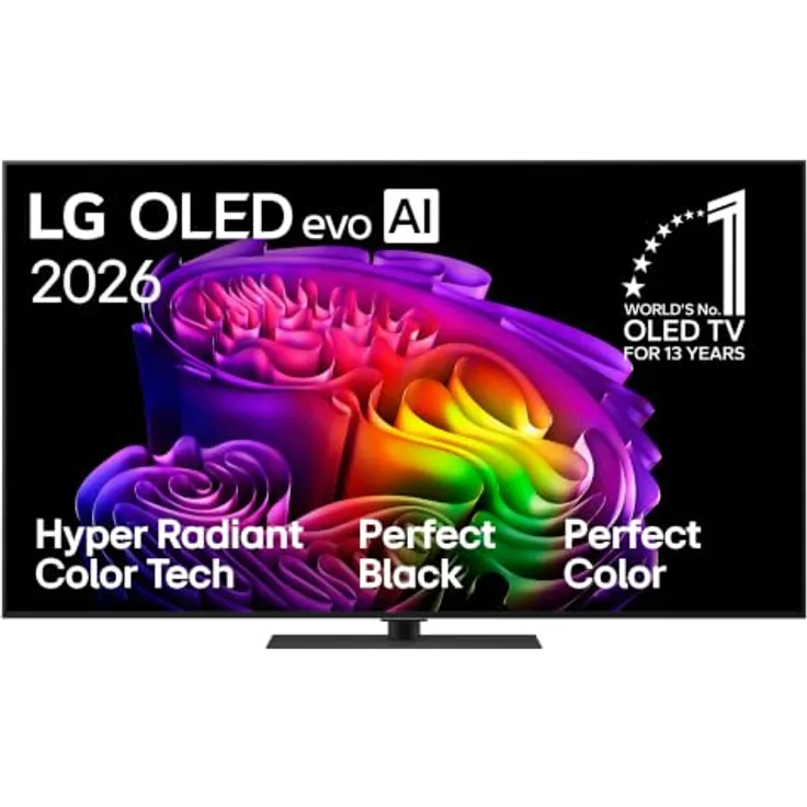 LG OLED65G69LS, 65 Zoll 4K Ultra HD OLED Fernseher mit WLAN, Schwarz