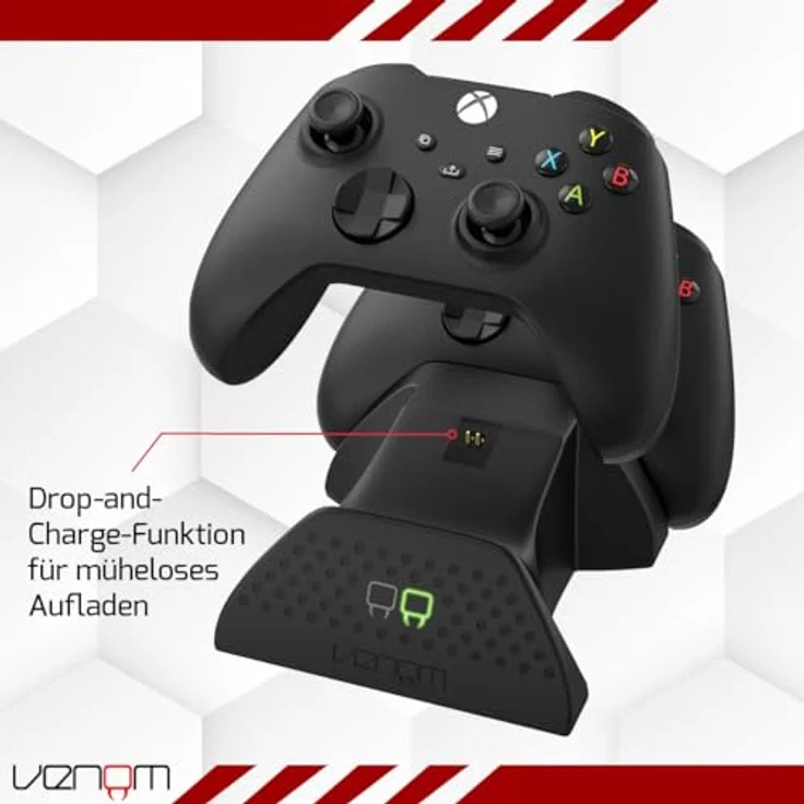 VENOM Xbox Series X Dual Docking Station + 2 Batterien – Bild 4