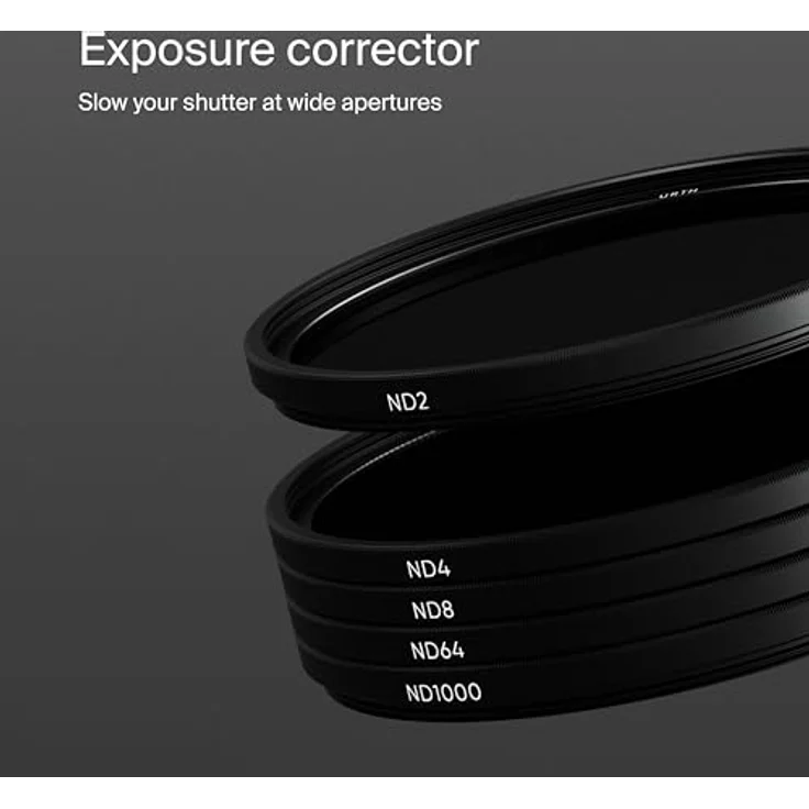 Urth 43 mm ND2, ND4, ND8, ND64, ND1000 ND Filter Kit (Plus+) – Bild 4