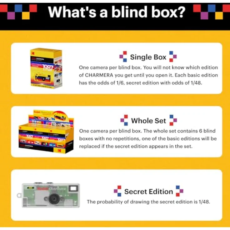 Kodak Charmera Kompaktkamera, 1,6 MP, 1440 x 1080 Pixel, Mehrfarbig – Bild 3