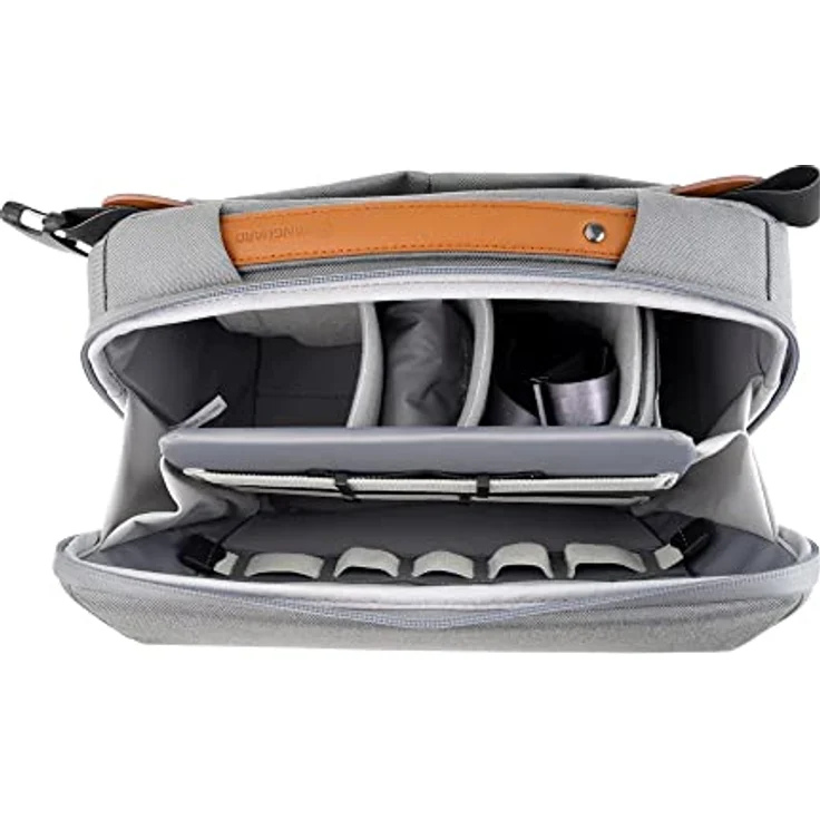 Vanguard Veo City CB29 GY stylische Tasche für Kompaktkamera und Zubehör, Typ Cross Body, grau – Bild 5