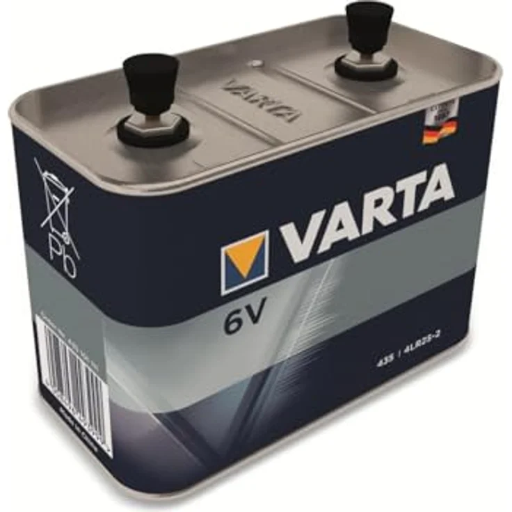 Varta High Energy Work Batterie (6 Volt Work, Alkaline Hochleistungs-Blockbatterie 4LR25-2 mit 6 Volt -kompakt und leistungsstark, geeignet für Baustellenleuchte, Sicherheitsgeräte, Handscheinwerfer) – Bild 2