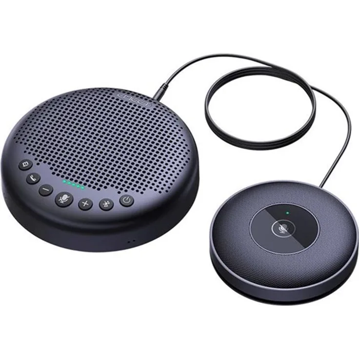 eMEET OfficeCore Luna Plus Kit Conference System, 360° Mikrofon-Array für bis zu 25 Teilnehmer, Bluetooth 5.3, USB-C, schwarz