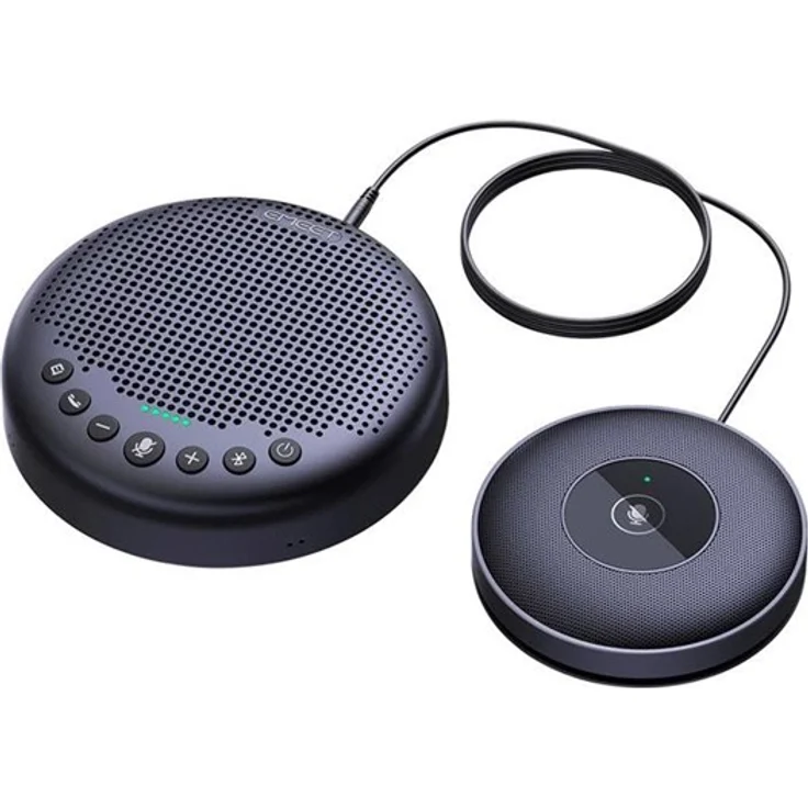 eMEET OfficeCore Luna Plus Kit Conference System, 360° Mikrofon-Array für bis zu 25 Teilnehmer, Bluetooth 5.3, USB-C, schwarz