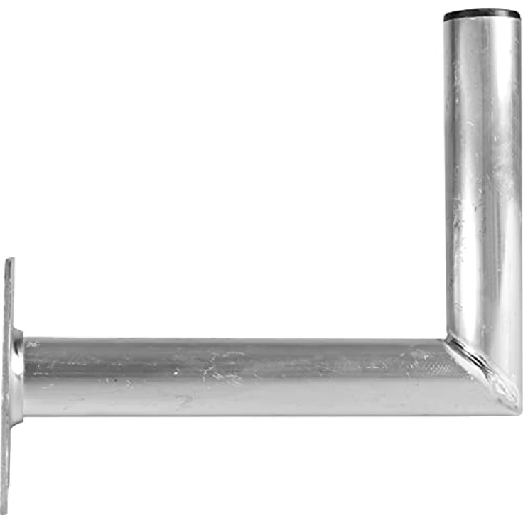 TechniSat TECHNIPLUS 45 Alu-Wandhalter mit 45 cm Wandabstand (Halter für Sat Antennen, Wandbefestigung) – Bild 1