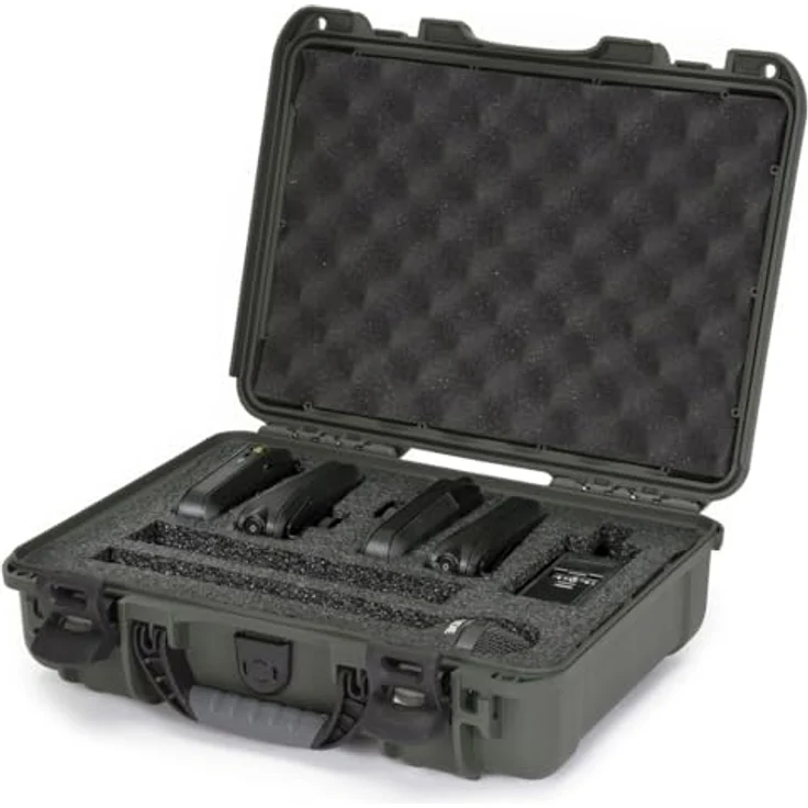 Nanuk 910 Wasserdichter Hartschalenkoffer Mit Plüschschaumeinlage - Olive, IP67 Wasserdicht, Schlagfester NK-7 Kunststoff, Lebenslange Garantie – Bild 4
