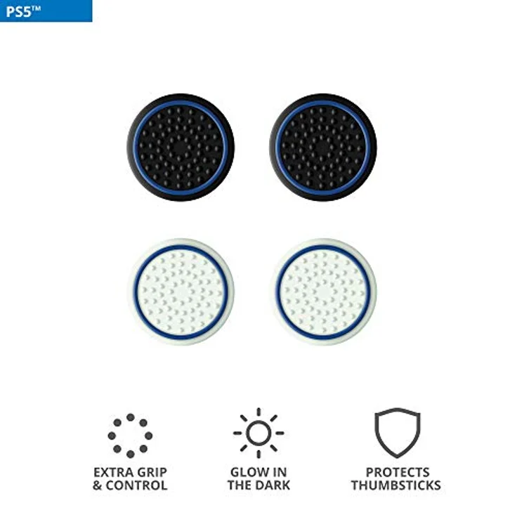 Trust 24170 Gaming GXT 266 4-er Pack Daumenauflagen für PS5, Thumb Grips, Schwarz – Bild 6
