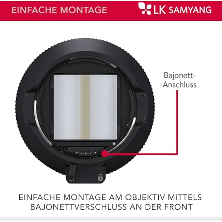 Samyang V-AF 1.7x Anamorphic MF Adapter, Objektivadapter für V-AF-Serie, Schwarz, T1.9 Blende – Bild 5