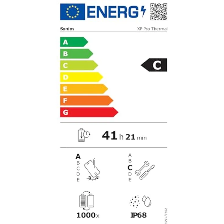 Sonim XP Pro Thermal, Robustes Smartphone mit 256 GB Speicher, 6.58 Zoll Display und Wärmebildkamera, Schwarz, Android™ 14 – Bild 10