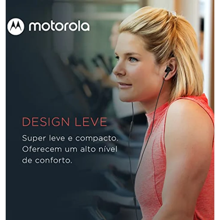 Motorola Sound Earbuds 105 - Kabelgebundenes In Ear Stereo Kopfhörer mit Mikrofon für Freisprechanrufe - Weiß, S/M/L – Bild 3