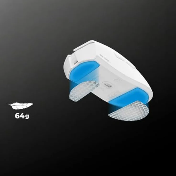 Natec GENESIS Zircon 880 Pro, Optische Wireless Maus mit 30000 DPI, 6 Tasten, Weiß – Bild 5