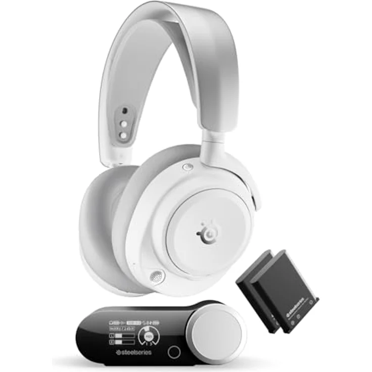 STEELSERIES Arctis Nova Pro Omni, Over-ear Gaming-Headset Bluetooth Weiß – Bild 2