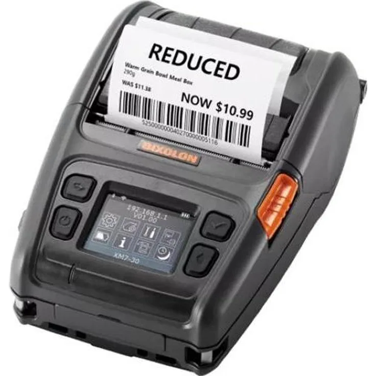 Bixolon XM7-30, Tragbarer Etikettendrucker mit Bluetooth 5.0, 203 dpi und 127 mm/Sekunde Druckgeschwindigkeit