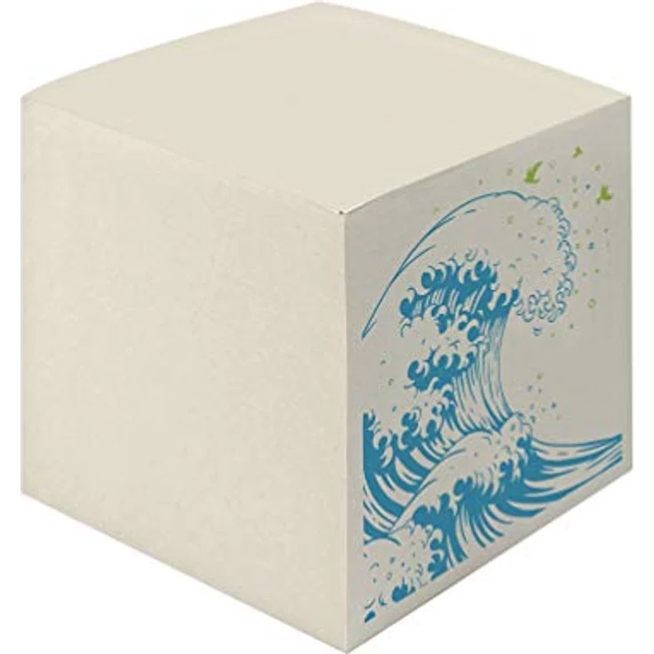 Herlitz Notizblock GREENline Zettelklotz, 90 x 90 mm, grau, 900 Blatt, 80 g/qm Umweltschutzpapier – Bild 2