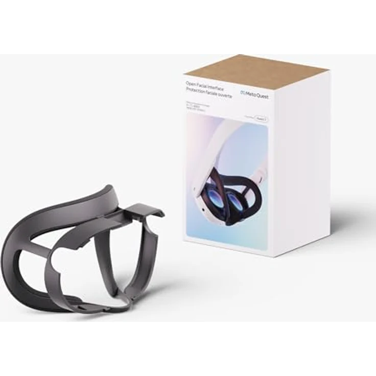 Meta Offene Headset-Einlage für Meta Quest 3 Virtual-Reality-Brille, flexibles Design für mehr Tragekomfort und offenes Sichtfeld – Bild 6