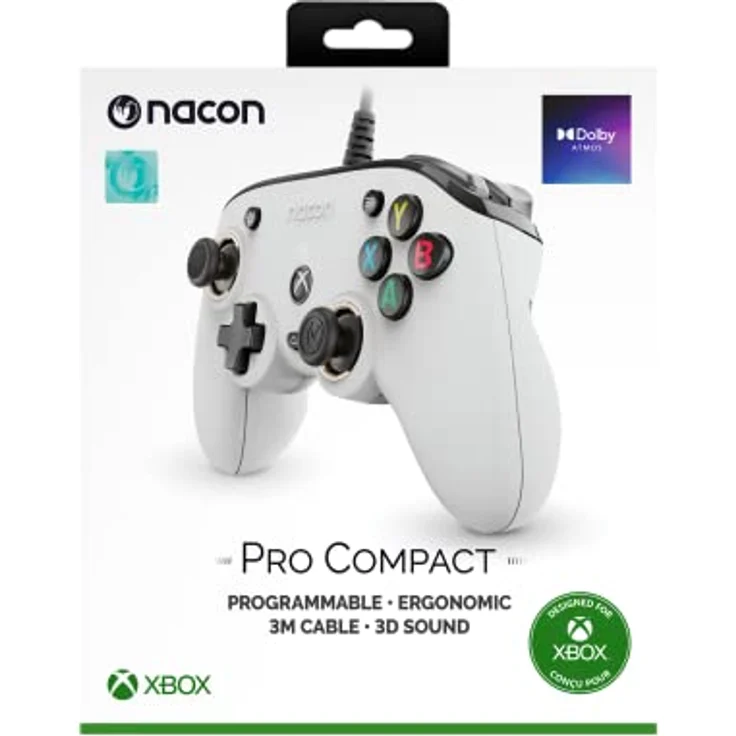 Nacon Pro Compact Controller Weiß (NA005301) (PC, Xbox One, Xbox Series) – Bild 5