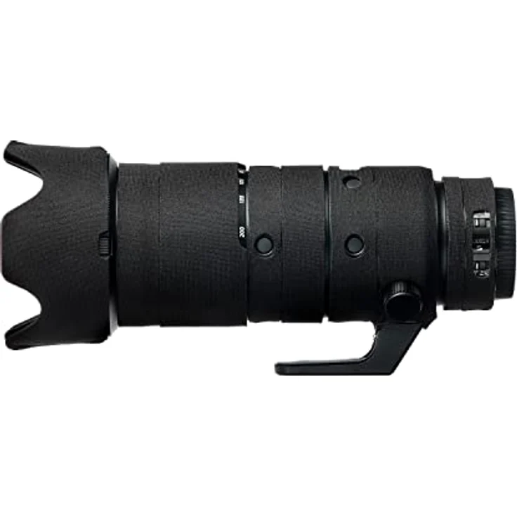 easyCover Lens Oak Objektivschutz für Nikkor Z 70-200mm f/2.8 VR S, schwarz, weich gefüttert und wasserfest, Neopren/Nylon-Material – Bild 1