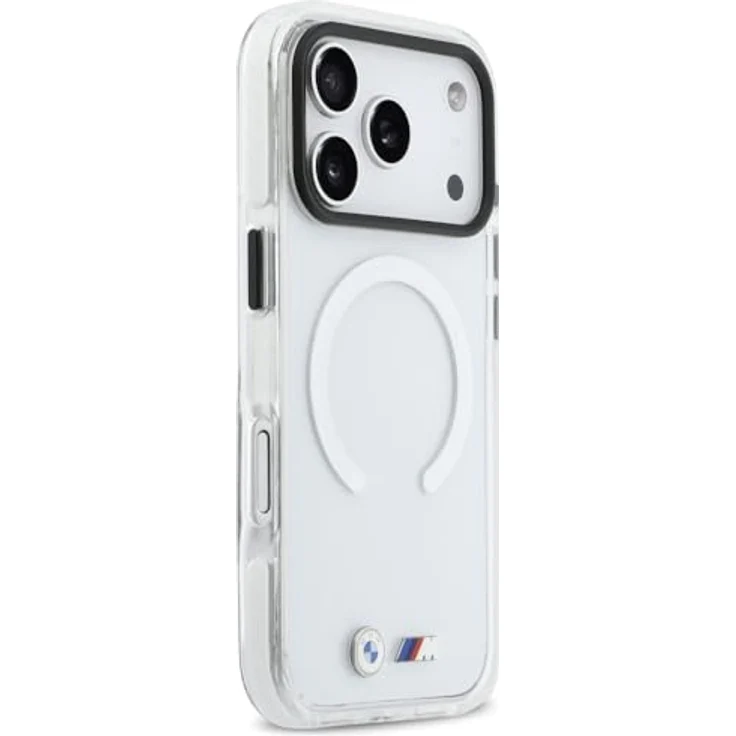 BMW M IML Shockproof Metal Logos MagSafe Case für iPhone 17 Pro - Transparent – Bild 4