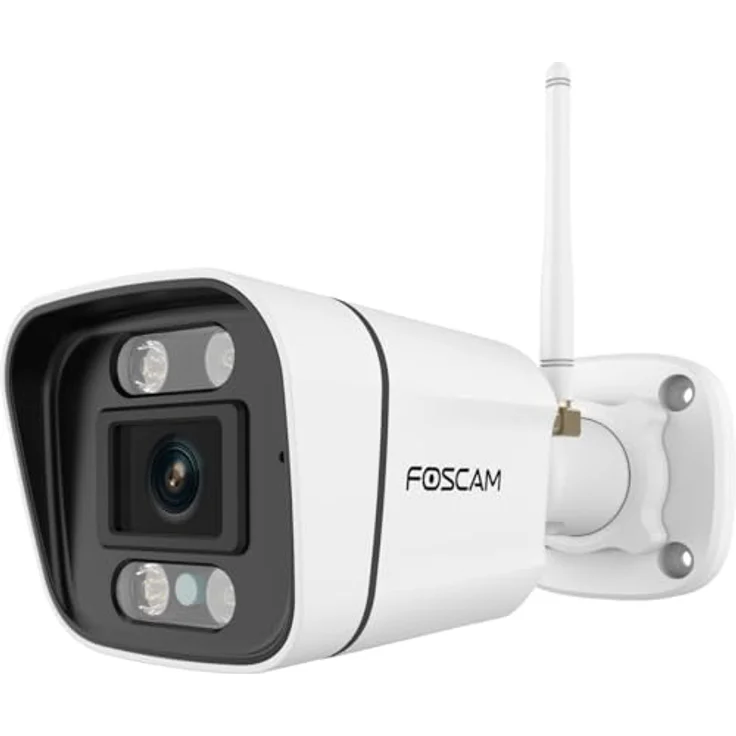 Foscam V8P 4K 8 MP Dual-Band WLAN Überwachungskamera mit integriertem Scheinwerfer und Alarmsirene, Nachtsicht, Zwei-Wege-Audio, Personen- und Fahrzeugerkennung, IP66 Wasserfest – Bild 1