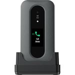 Doro Leva L30 Senioren-Smartphone – Externes Display - GPS Unterstützung - HD-Sound - 2MP Kamera - Klapptelefon, Schwarz