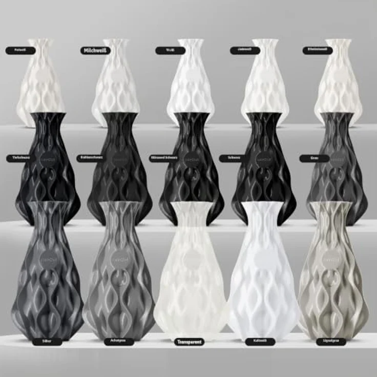 ERYONE PLA Filament 1.75 mm, Transparent, 1 kg Spule mit hoher Maßgenauigkeit +/- 0,03 mm – Bild 3