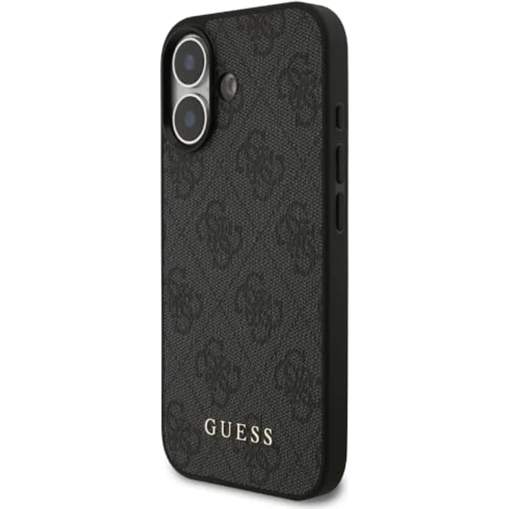 CG MOBILE Guess 4G Classic Hülle für iPhone 17, Hardcase aus TPU/PC und Kunstleder, Schwarz – Bild 2