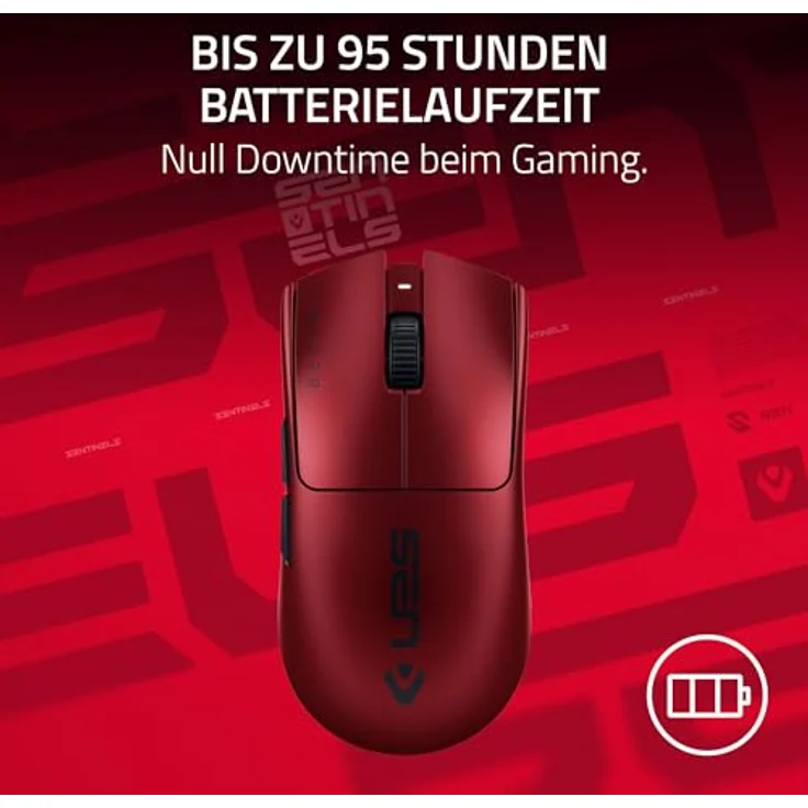 Razer Viper V3 Pro - Sentinels Edition, Kabellose E-Sport-Maus mit ultraleichtem Design, Rot – Bild 6