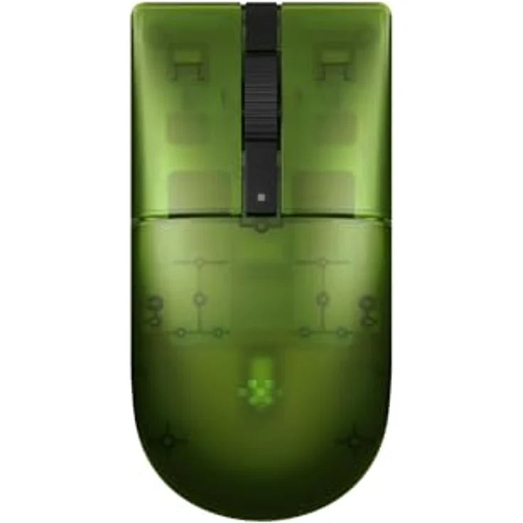8bitdo Retro R8 Mouse Xbox Edition, Gaming-Maus mit 26.000 DPI, fünf programmierbaren Tasten, ergonomischem Design, kabellos, Grün – Bild 4