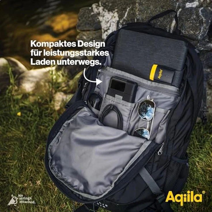 Aqiila Powerbank Powerbird B20+ 20000mAh, 65 W, 1x USB-A, 2x USB-C, schwarz – Bild 6