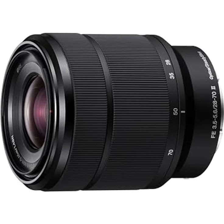 Sony FE 28–70 mm F3.5–5.6 OSS II, Vollformat E-Mount Zoom-Objektiv mit Bildstabilisierung, ideal für Reisen und Porträts, kompatibel mit A7-Serie, ZV-E10, A6400, A6700