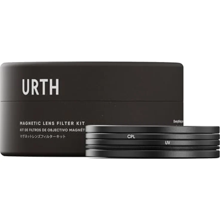 Urth 82mm Magnetisches UV + Polfilter (CPL) Filter Kit (Plus+), mit deutschem SCHOTT-Glas, magnetischem Adapterring, 5 Bäume gepflanzt – Bild 1