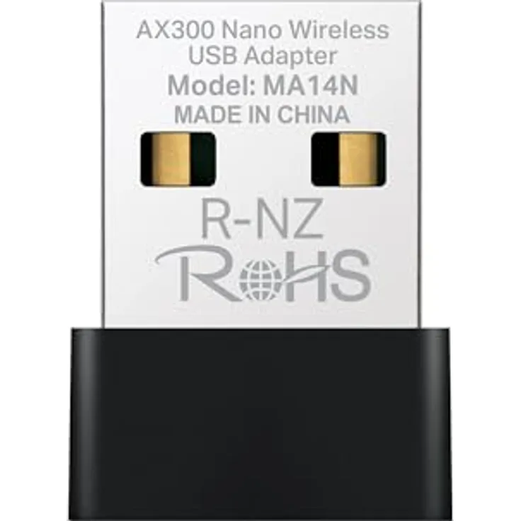 TP-Link Mercusys MA14N AX3000 Nano Wi-Fi USB Adapter, High-Speed Wi-Fi 6 mit bis zu 287 Mbit/s, Plug-and-Play für Windows und Linux
