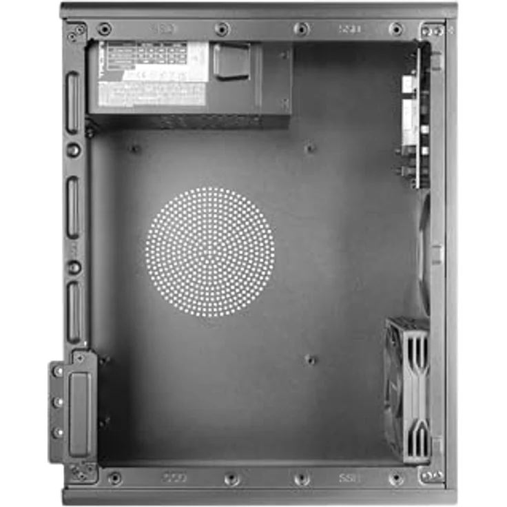 Tacens Aeroslim500, PC-Gehäuse mit TFX Netzteil 500W, Micro ATX, 5x 2,5" Einschübe, schwarz – Bild 6