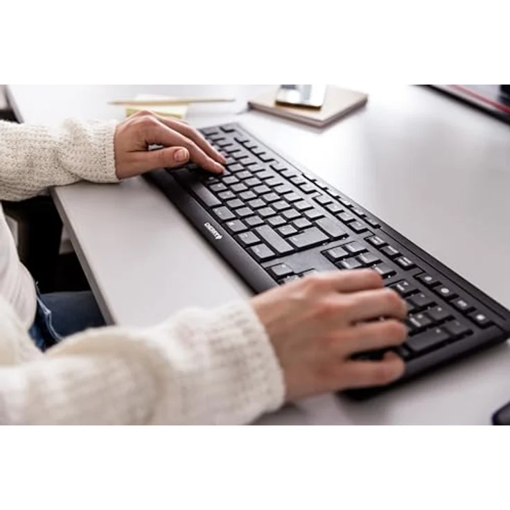 CHERRY TAS STREAM KEYBOARD Wireless CS-Layout QWERTY schwarz – Bild 2