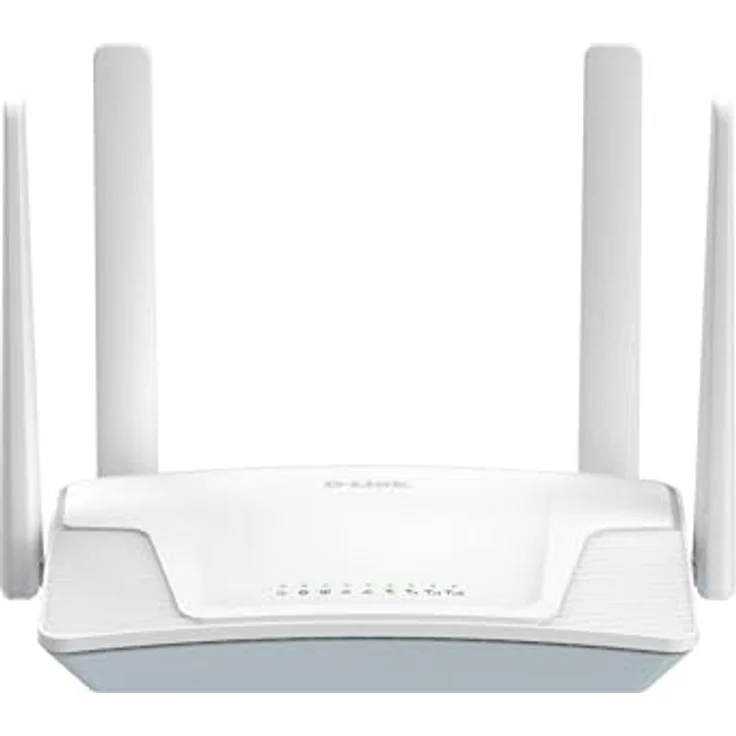 D-Link 4G LTE AX1500 Wi-Fi 6 Router, bis zu 1,5 Gbit/s, Dual-Band, WPA3-Verschlüsselung, Weiß – Bild 1