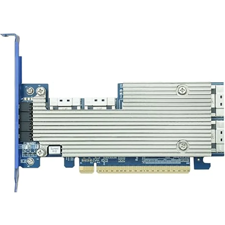 HighPoint Technologies Rocket 1528D, PCIe Gen4 x16 auf 4-SlimSAS x8 NVMe Switch Adapter mit 32 GB/s Bandbreite und Hot-Plug-Funktion – Bild 1