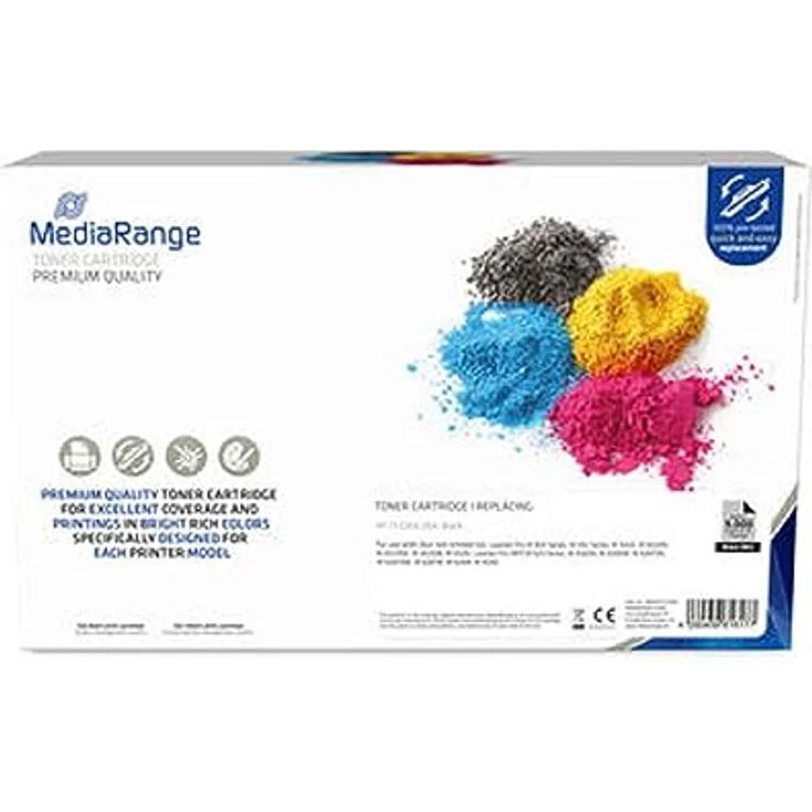 MediaRange Toner ersetzt HP CF226X/26X, schwarz, Druckleistung bis 9.000 Seiten, mit Chip