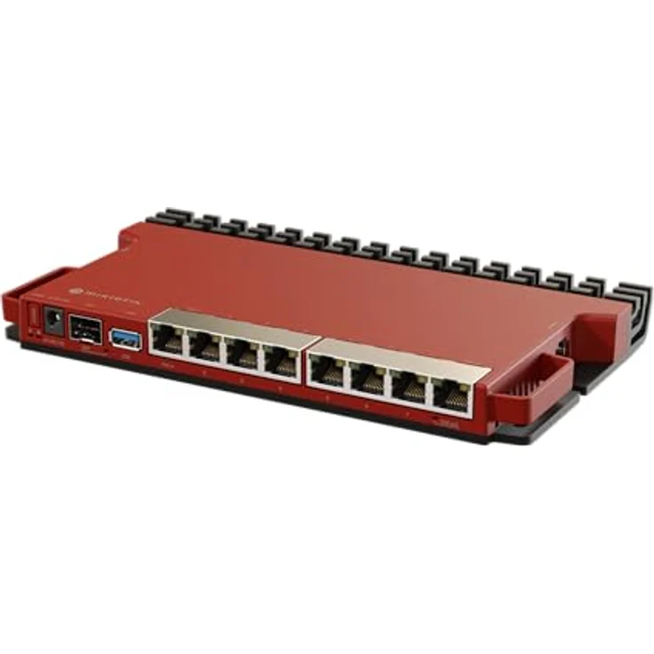 MikroTik L009UiGS-RM, Switch mit 8x 1G Ethernet Ports, ARM 64bit CPU, schwarz – Bild 4