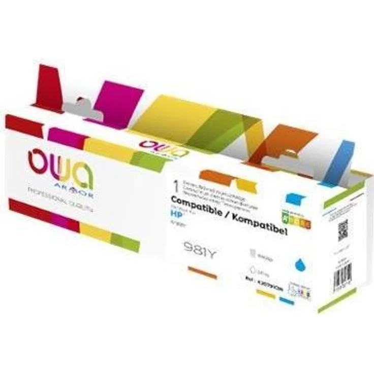 Armor OWA K20791OW, Druckerpatrone kompatibel in Cyan (C), Einzelpackung für HP
