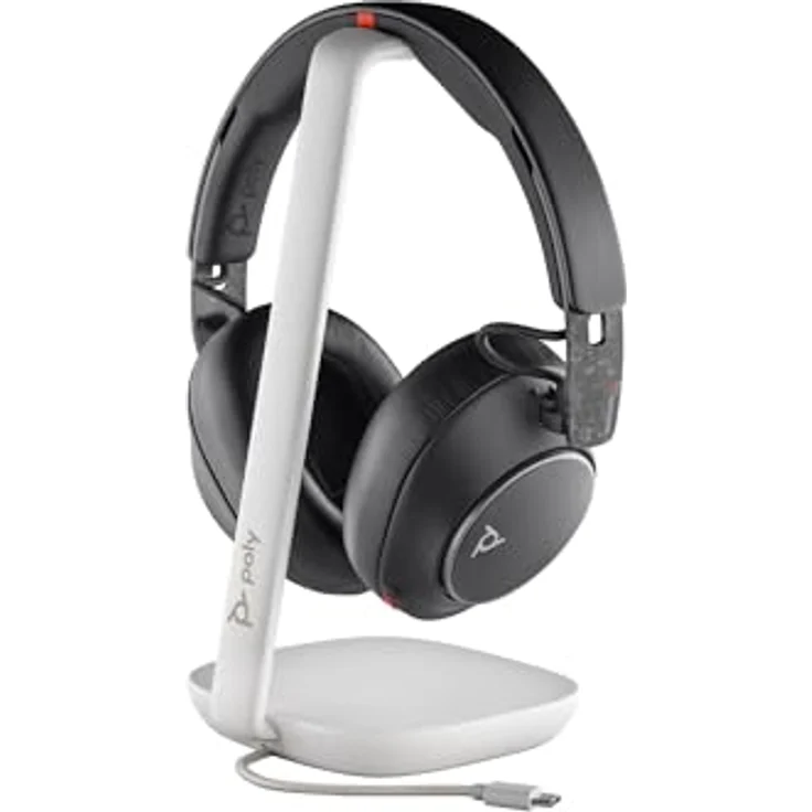 HP Poly Voyager Surround 85, Bluetooth Headset mit USB-A/C Anschluss und herausragender Klangqualität – Bild 4